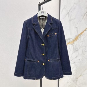「#5058」Loewe SpringSummer New Vintage Denim Women's Denim Suit
