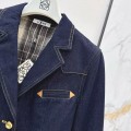 「#5058」Loewe SpringSummer New Vintage Denim Women's Denim Suit