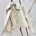 「#5059」Loewe's latest retro and modern design for spring and summer Imported sheepskin Hem drawstring women