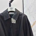 「#5060」Loewe Spring and Summer latest retro modern fashion design imported sheepskin pleated women's jacket
