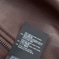 「#5061」Loewe Spring and Summer latest retro modern fashion design imported sheepskin pleated women's jacket