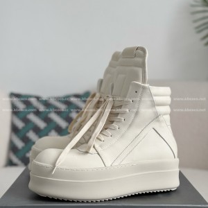 「#5083」RICK OWENSRO GEOBASKET HIGH-TOP FASHION PLIMSOLLS