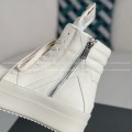 「#5083」RICK OWENSRO GEOBASKET HIGH-TOP FASHION PLIMSOLLS
