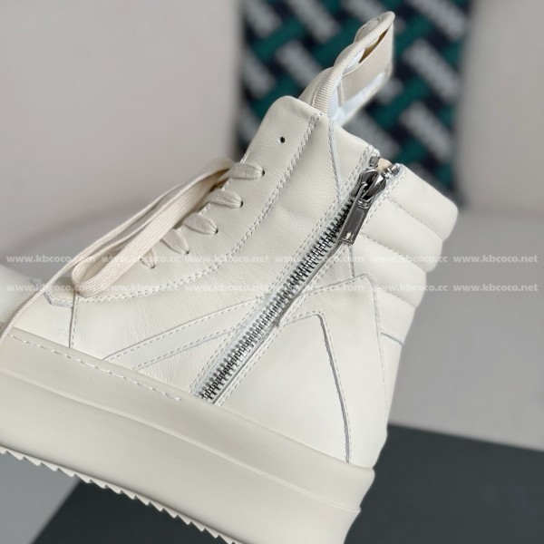 RICK OWENSRO GEOBASKET HIGH-TOP FASHION PLIMSOLLS