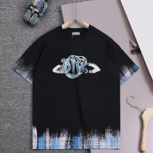 「#5127」Dior 2025 new Starry Sky Graffiti Round Neck T-shirt