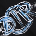 「#5127」Dior 2025 new Starry Sky Graffiti Round Neck T-shirt
