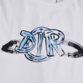 「#5128」Dior 2025 new Starry Sky Graffiti Round Neck T-shirt