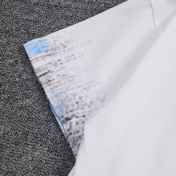 Dior 2025 new Starry Sky Graffiti Round Neck T-shirt