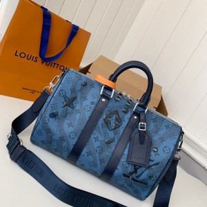 「#1321」Louis Vuitton's seasonal new Keepall Bandoulière 35 handbag M22573, 34 * 21 * 16cm