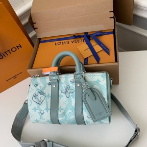 「#1322」Louis Vuitton's seasonal new Keepall Bandoulière 25 handbag M22527，25*15*11cm