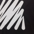 「#5144」off white black and white graffiti brush zebra crossing electrocardiogram