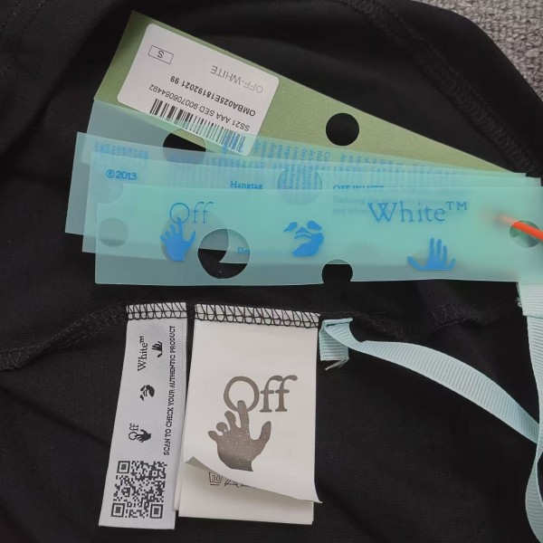 off white eco-friendly graffiti arrow print cotton T-shirt