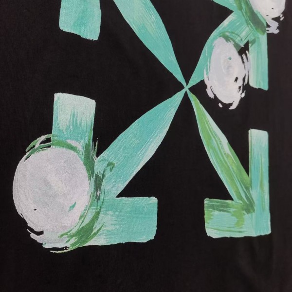 off white eco-friendly graffiti arrow print cotton T-shirt