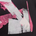 「#5147」off white eco-friendly graffiti arrow print cotton T-shirt