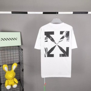 「#5149」off white Caravaggio classic cotton T-shirt