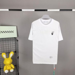 「#5149」off white Caravaggio classic cotton T-shirt