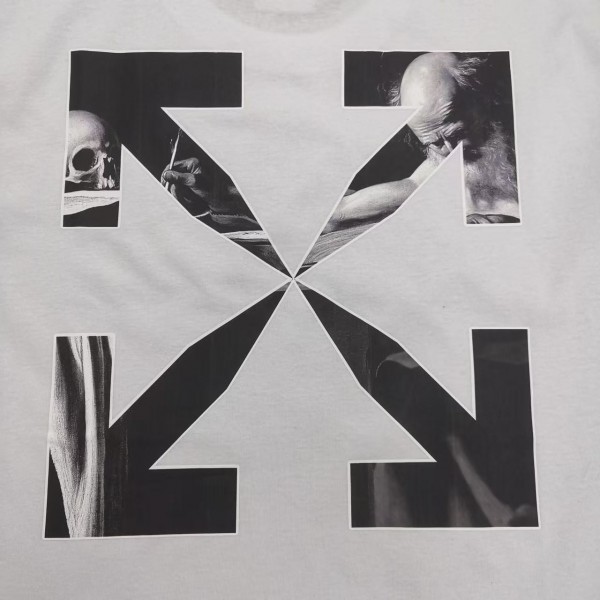 off white Caravaggio classic cotton T-shirt