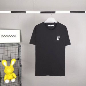 「#5151」off white 2025ss summer new gradient printed T-shirt