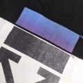 「#5151」off white 2025ss summer new gradient printed T-shirt