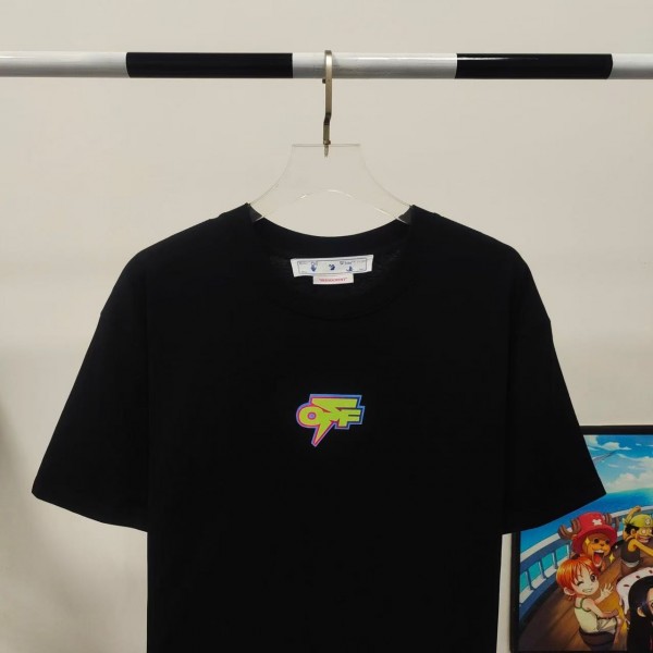 off white deformed 3D colorful graffiti arrow