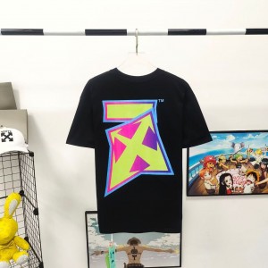 「#5153」off white deformed 3D colorful graffiti arrow