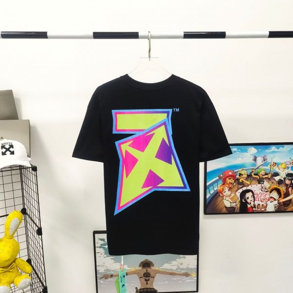 「#5153」off white deformed 3D colorful graffiti arrow