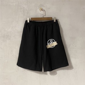 「#5173」Off White new gold-stamped warning line cotton shorts