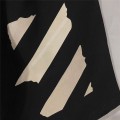 「#5173」Off White new gold-stamped warning line cotton shorts