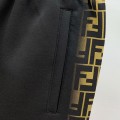 「#5175」Fendi 2025 new logo printed cotton shorts