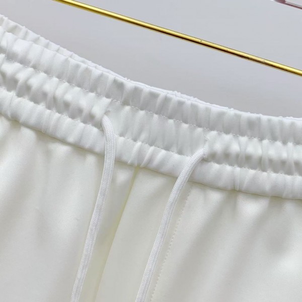Fendi 2025 new logo printed cotton shorts