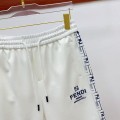 「#5176」Fendi 2025 new logo printed cotton shorts