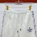 「#5176」Fendi 2025 new logo printed cotton shorts