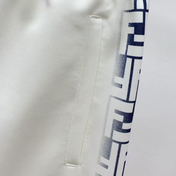 Fendi 2025 new logo printed cotton shorts