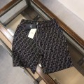 「#5178」Fendi 2025 new full print logo printed cotton shorts