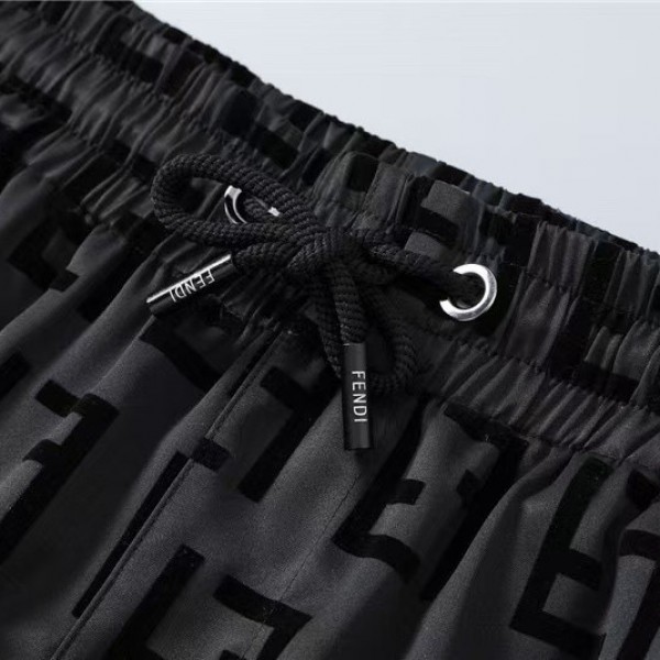 Fendi 2025ss summer new beach pants quick-drying fabric