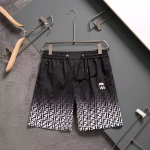 「#5181」Fendi 2025ss summer new full print beach pants quick-drying fabric