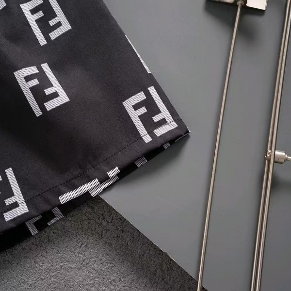 Fendi 2025ss summer new beach pants quick-drying fabric
