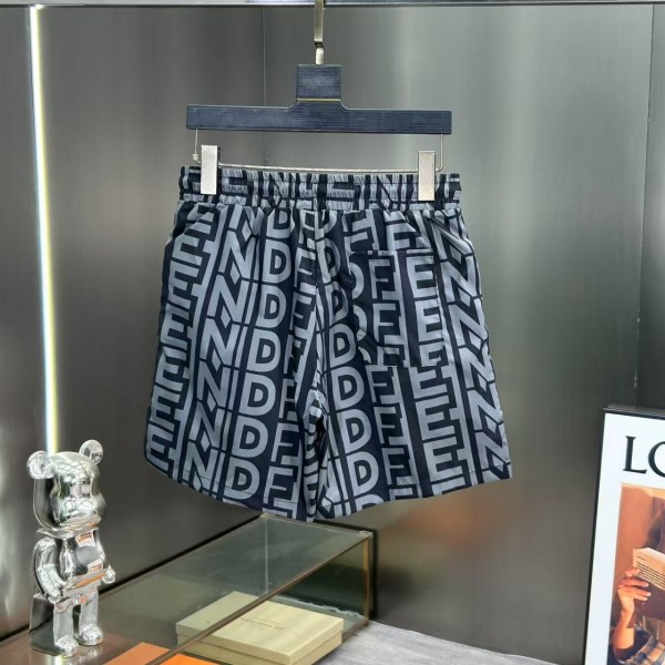 Fendi 2025ss summer new beach pants quick-drying fabric