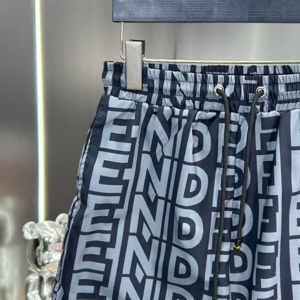 Fendi 2025ss summer new beach pants quick-drying fabric