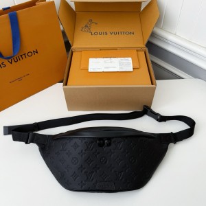 「#5218」LV DISCOVERY FULL LEATHER CHEST BAG  M44388,SIZE:47*20*9cm