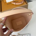 「#5221」LV ALL IN BB White Three-Color Handbag M13089,Size:18*12*16cm