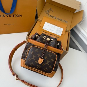 「#5222」LV NOÉ CARGO Vintage Handbag M14017,Size:24*16*22cm