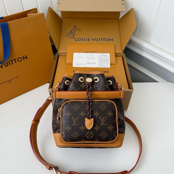 「#5222」LV NOÉ CARGO Vintage Handbag M14017,Size:24*16*22cm