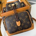 「#5222」LV NOÉ CARGO Vintage Handbag M14017,Size:24*16*22cm
