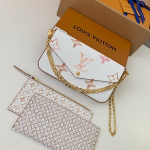 「#1356」Louis Vuitton 2023 New POCHETTE F É LICIE Handbag M82520, 21 * 12 * 3cm
