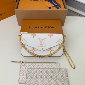 「#1356」Louis Vuitton 2023 New POCHETTE F É LICIE Handbag M82520, 21 * 12 * 3cm