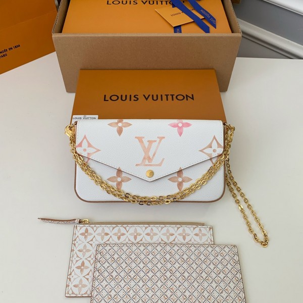 「#1356」Louis Vuitton 2023 New POCHETTE F É LICIE Handbag M82520, 21 * 12 * 3cm