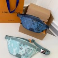 「#1357」Louis Vuitton 2023 New DISCOVERY Droplet Blue Waistpack M22576 Size: 44 * 15 * 9cm