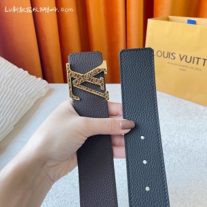 「#1416」Louis Vuitton New pattern steel buckle 4.0cm Belt 000150