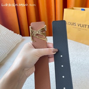 「#1418」Louis Vuitton New pattern steel buckle 4.0cm Belt 000150